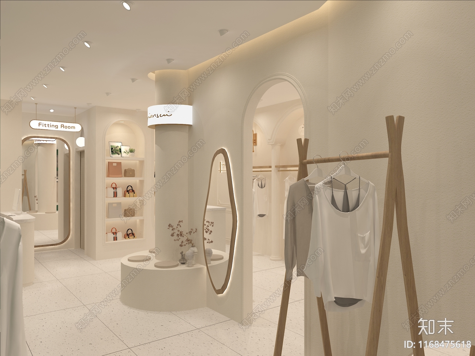 服装店3D模型下载【ID:1168475618】