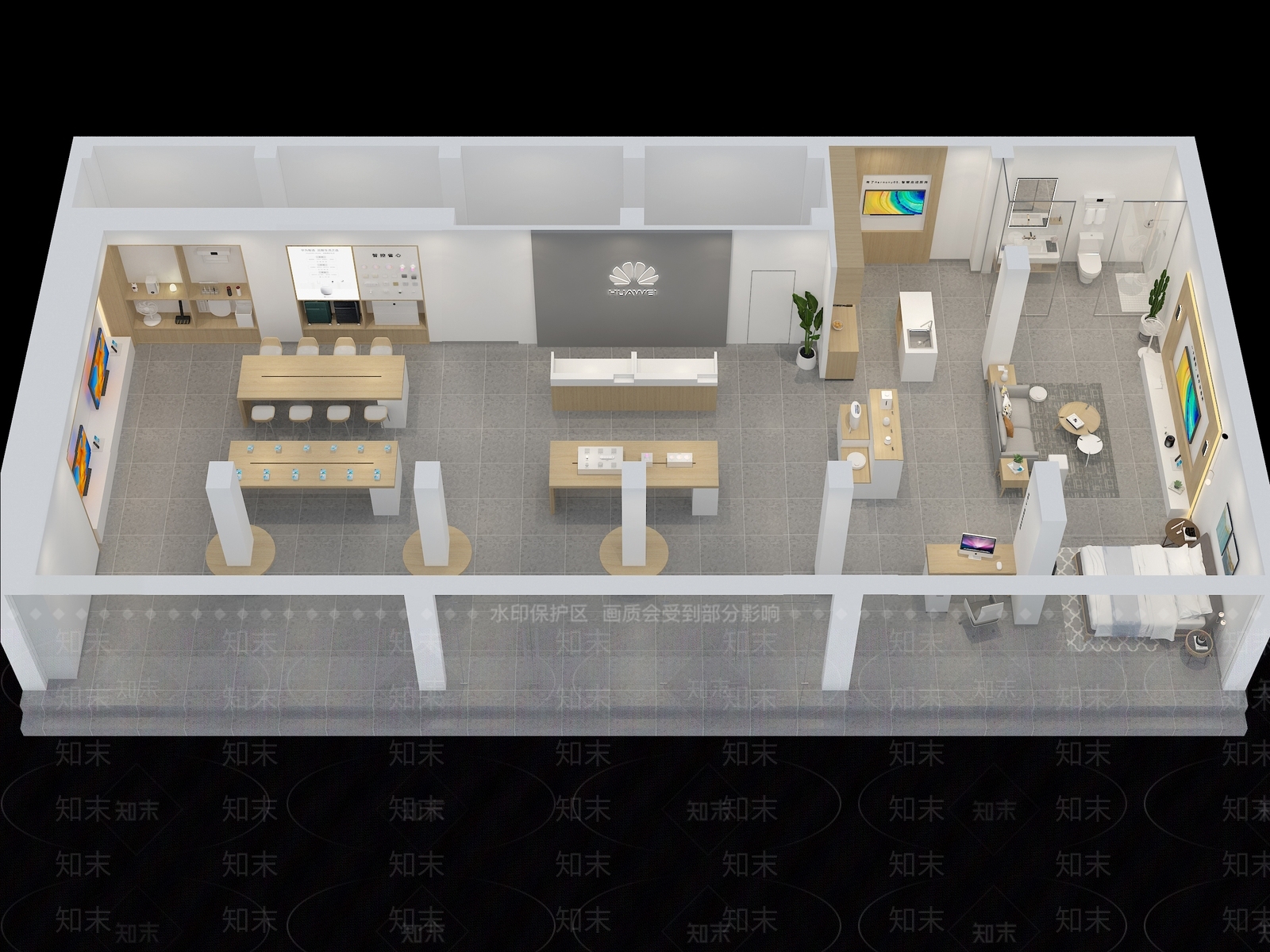 现代其他商业空间3D模型下载【ID:1168481248】