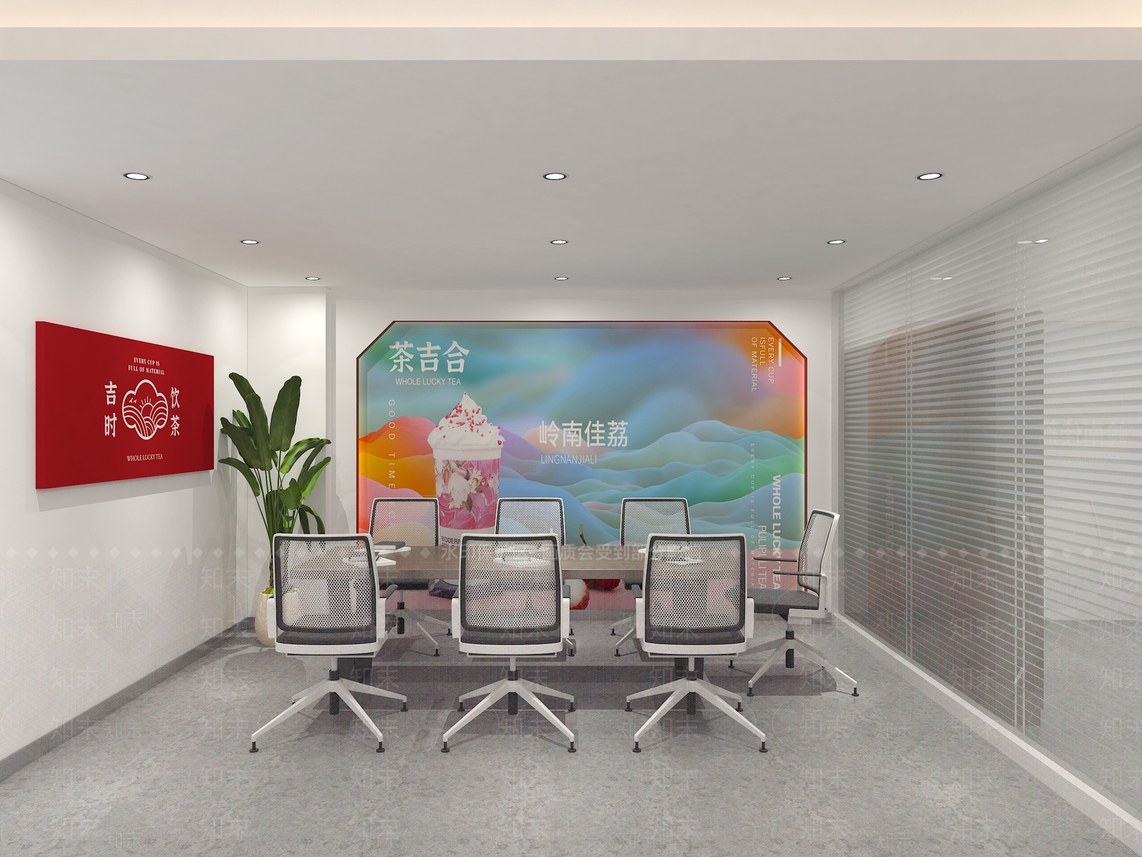 现代奶茶店3D模型下载【ID:1168481653】