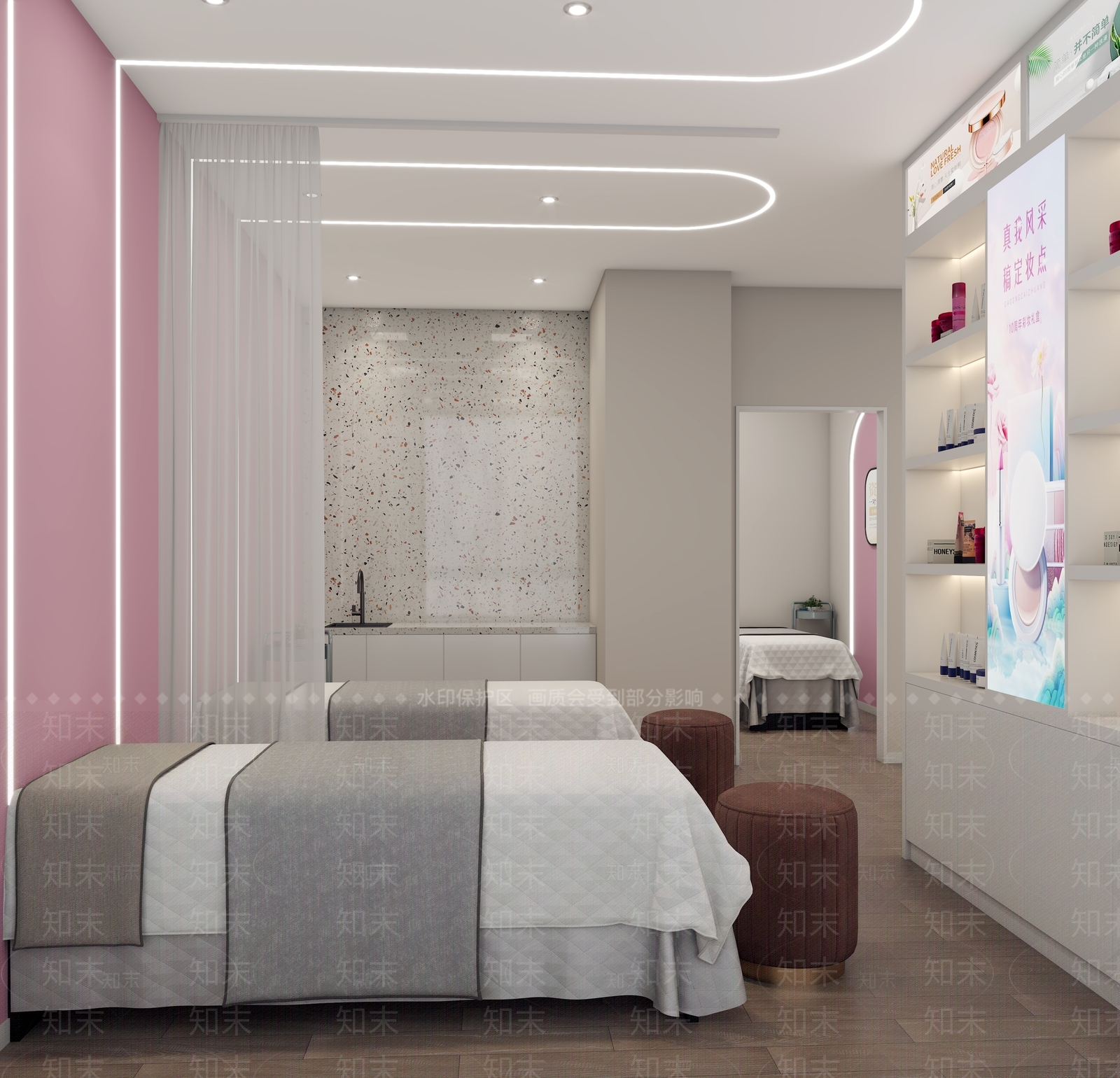 现代美容院3D模型下载【ID:1168506086】