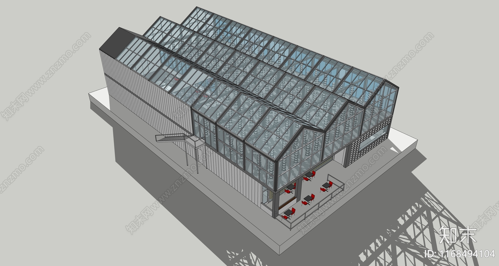 现代其他工业建筑SU模型下载【ID:1168494104】