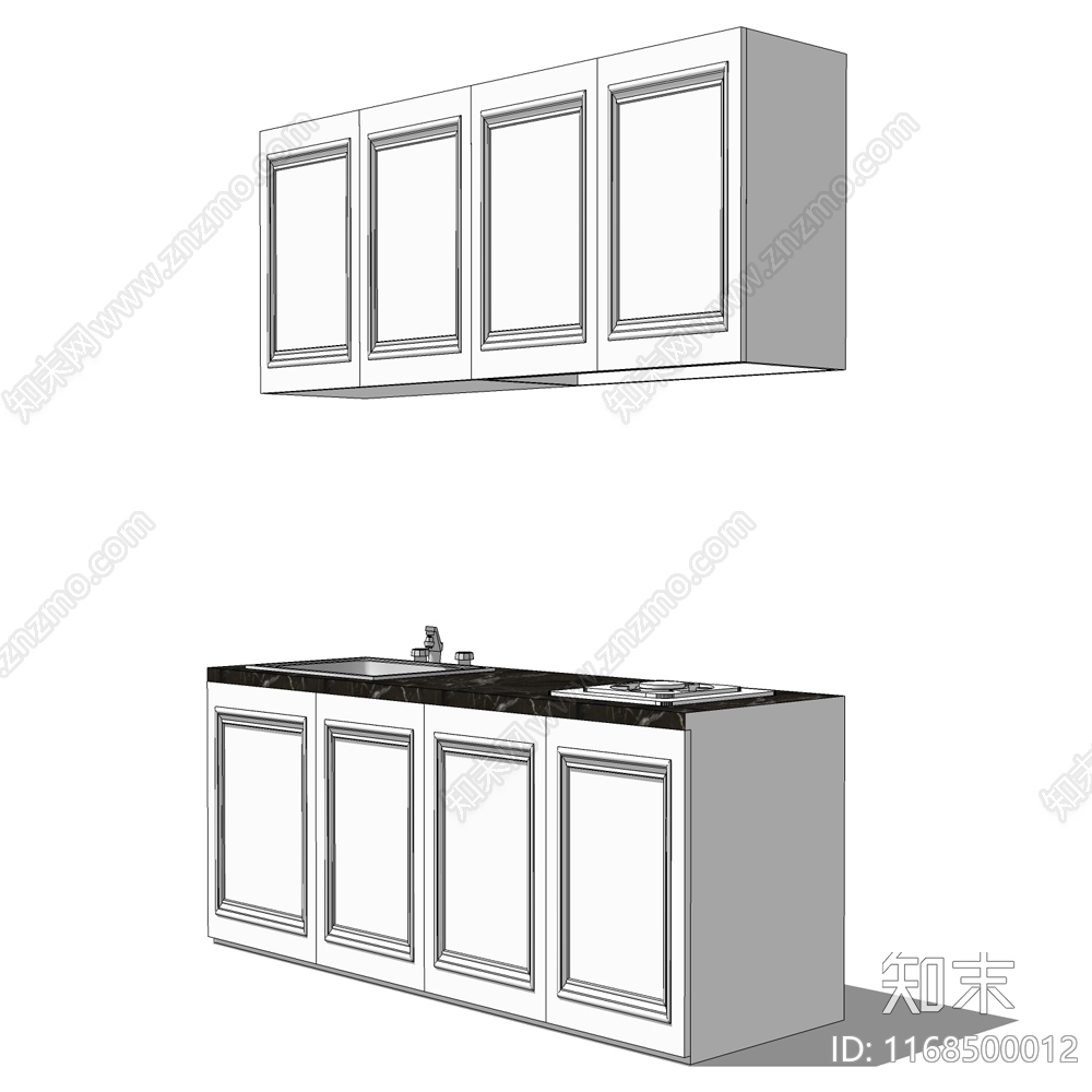 厨具SU模型下载【ID:1168500012】