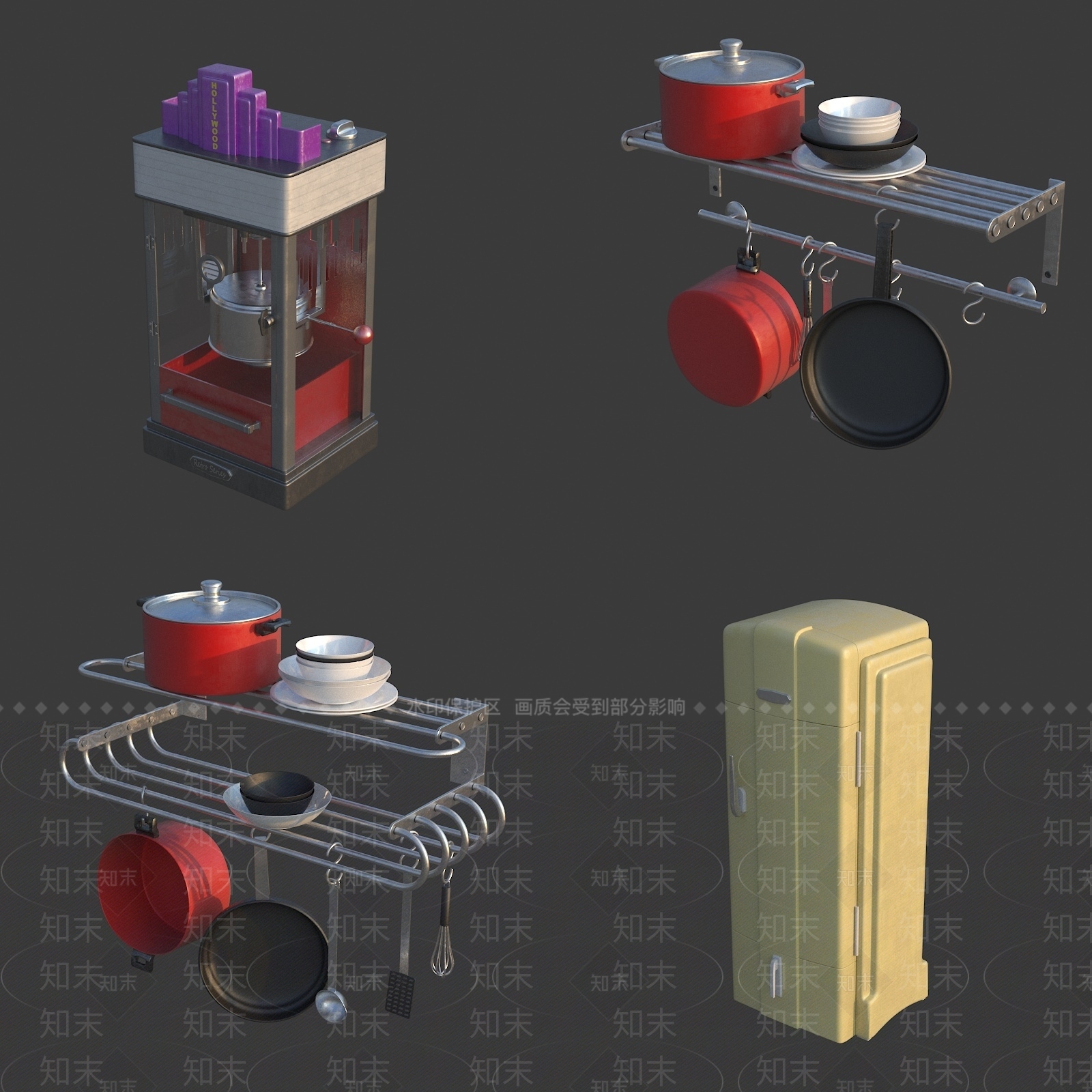 厨具3D模型下载【ID:1168500482】