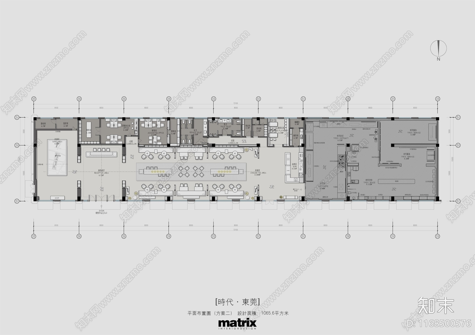 现代售楼处cad施工图下载【ID:1168500576】