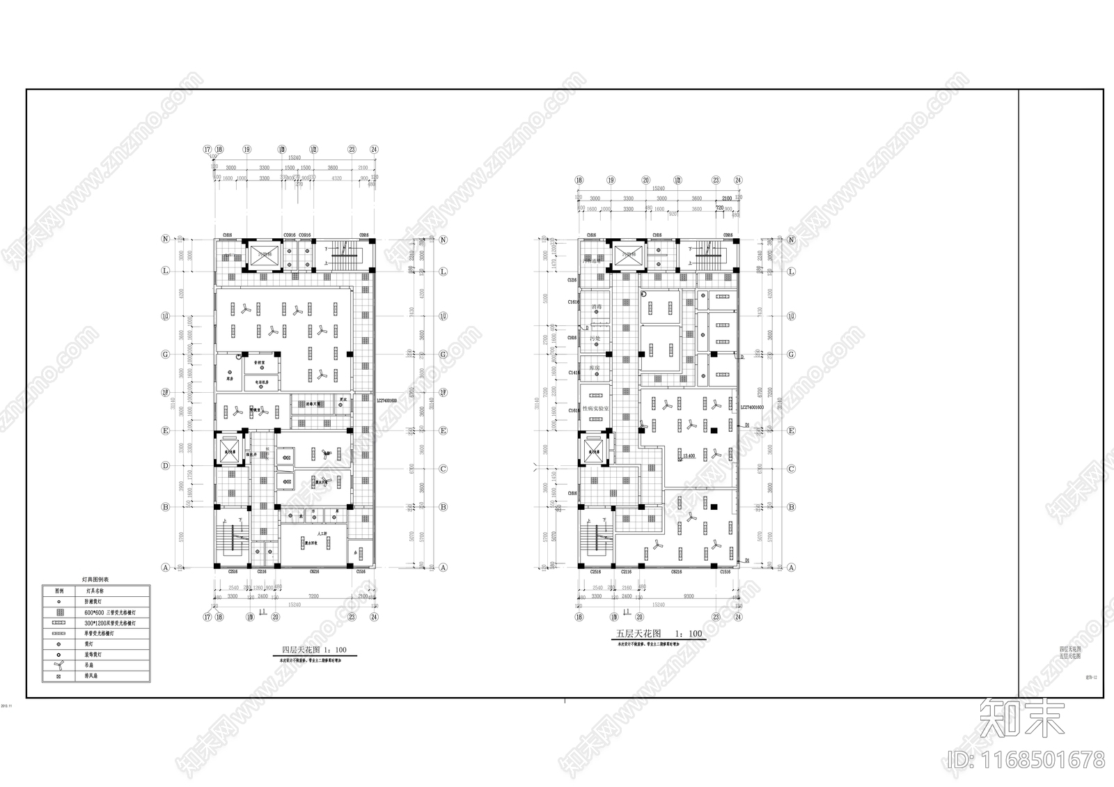 现代医院cad施工图下载【ID:1168501678】