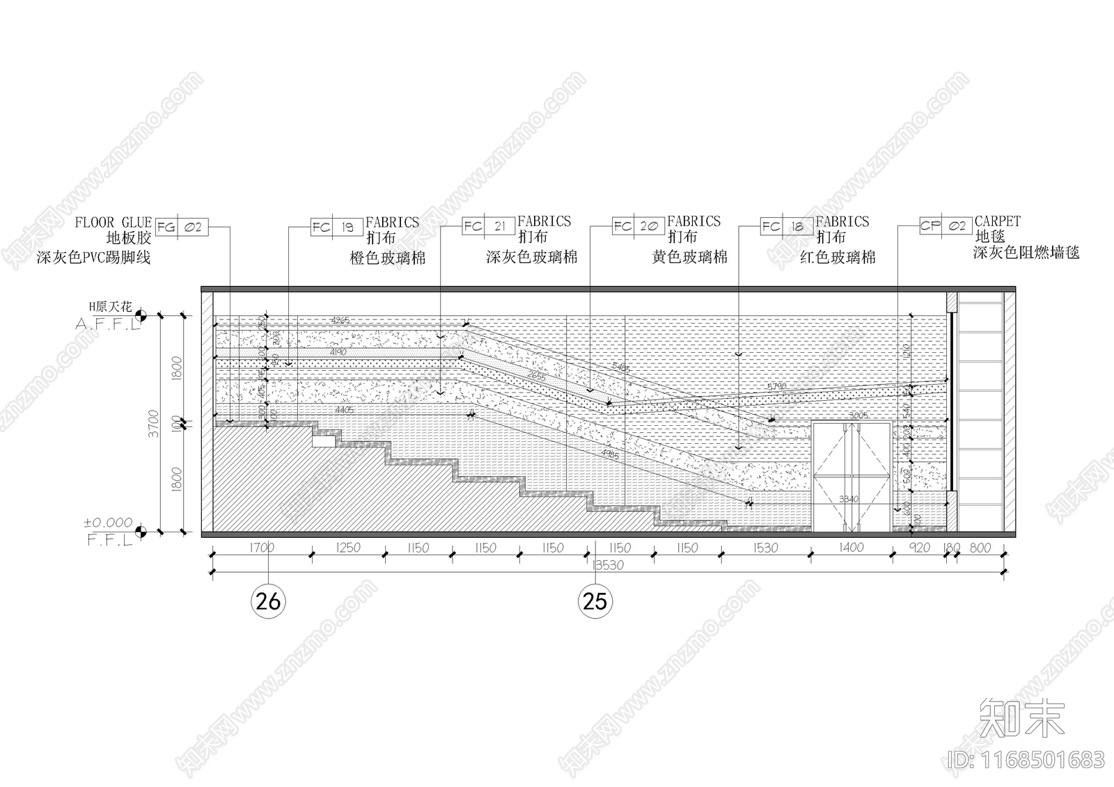 现代电影院cad施工图下载【ID:1168501683】