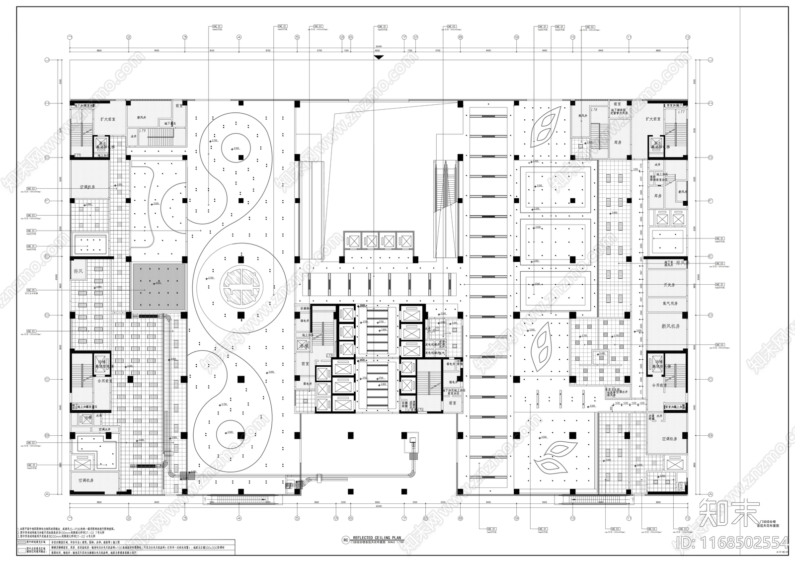 现代医院cad施工图下载【ID:1168502554】