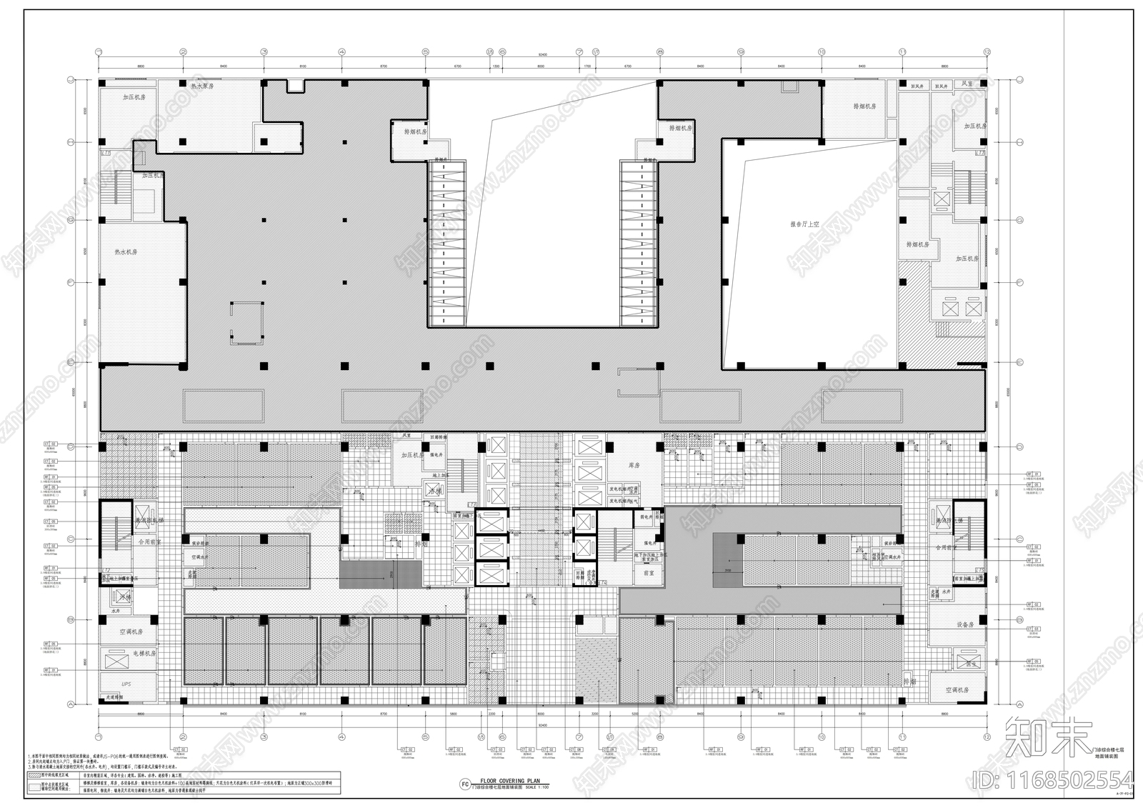 现代医院cad施工图下载【ID:1168502554】