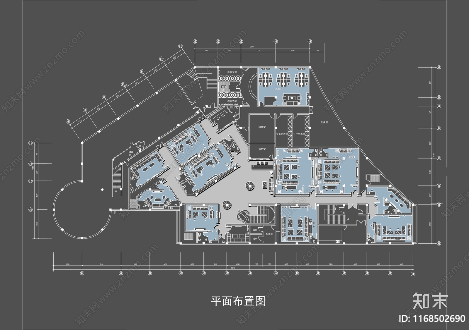 现代KTVcad施工图下载【ID:1168502690】