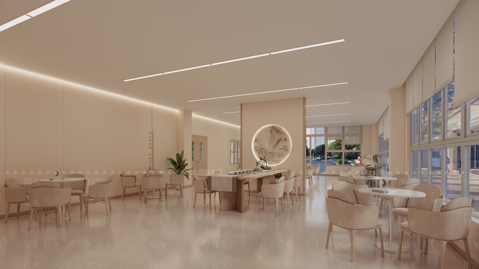新中式医院SU模型下载【ID:1168603966】