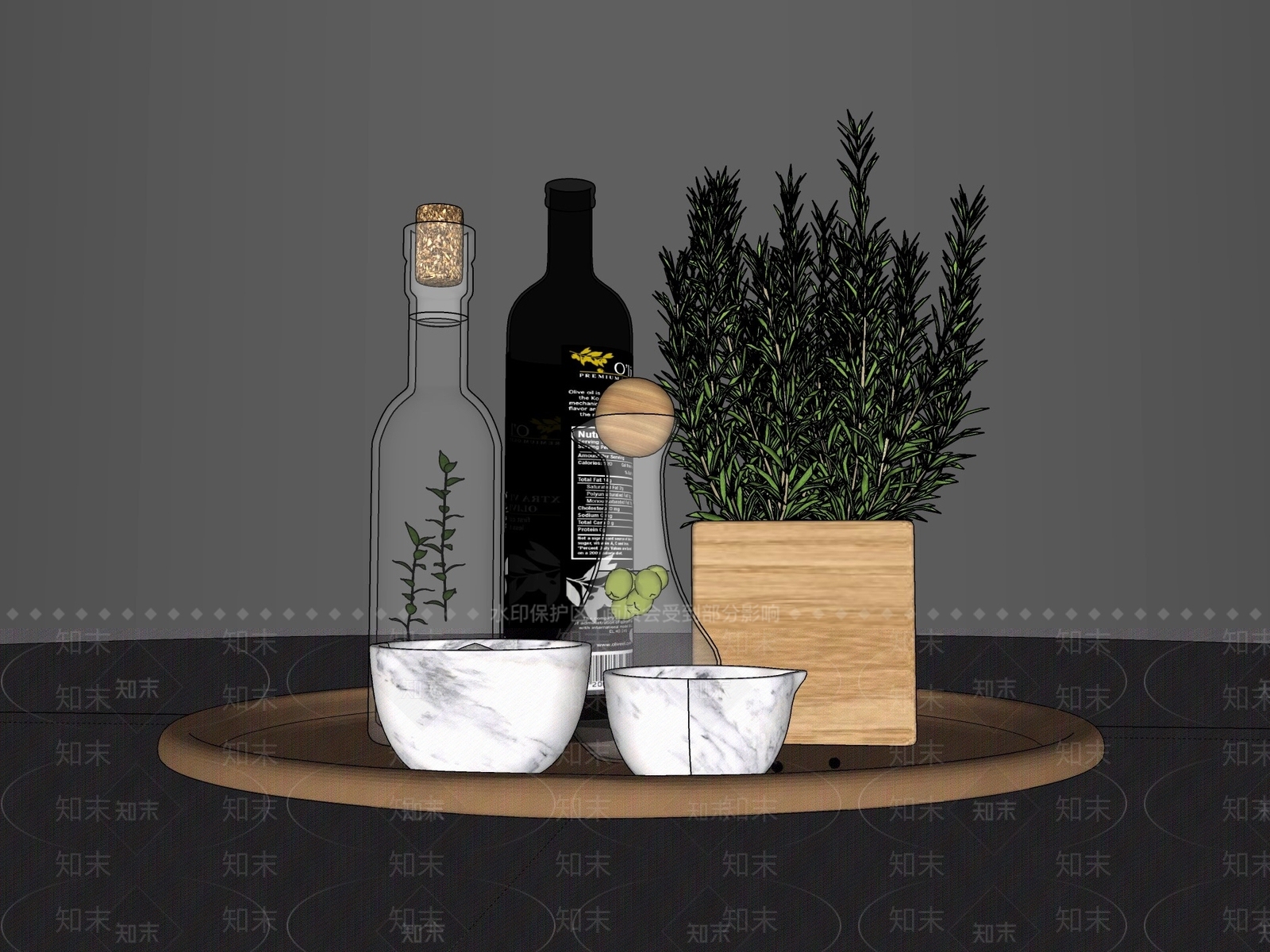 酒具SU模型下载【ID:1168507701】