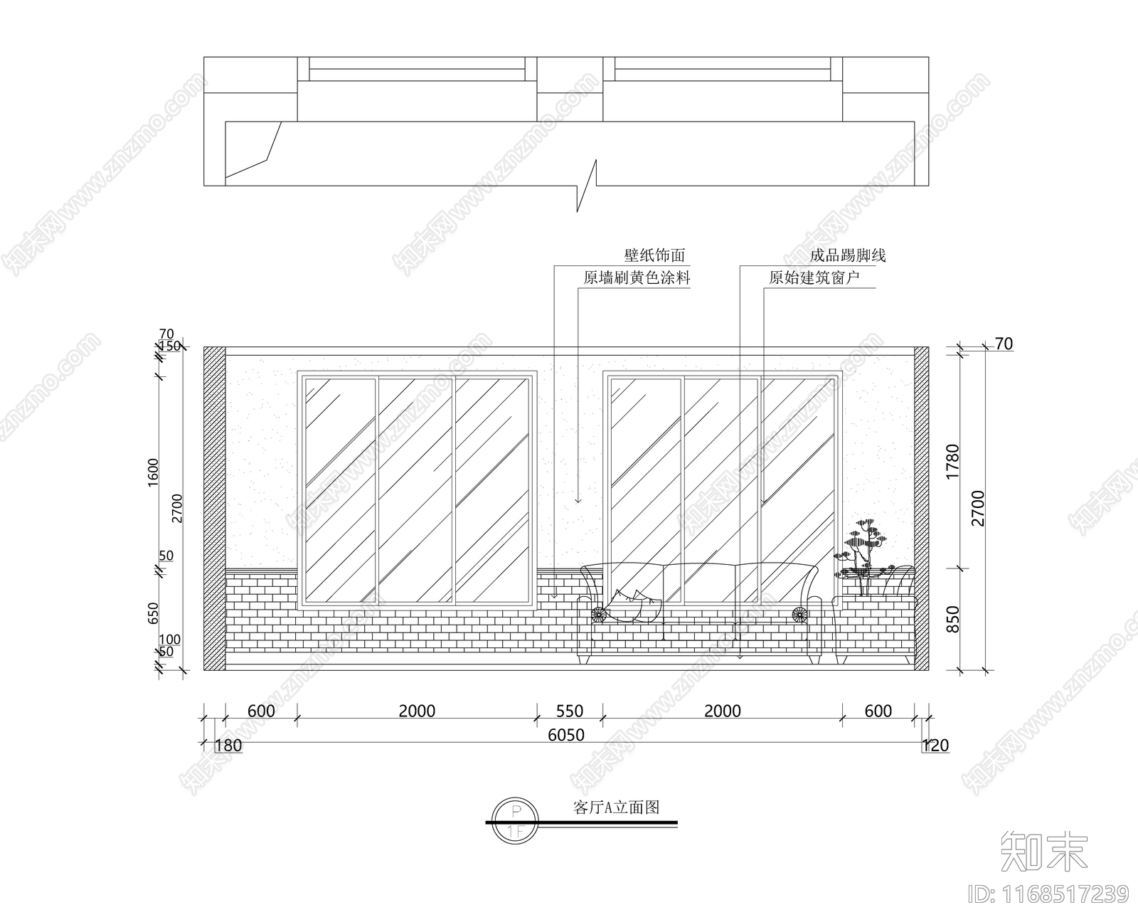 现代美式整体家装空间cad施工图下载【ID:1168517239】