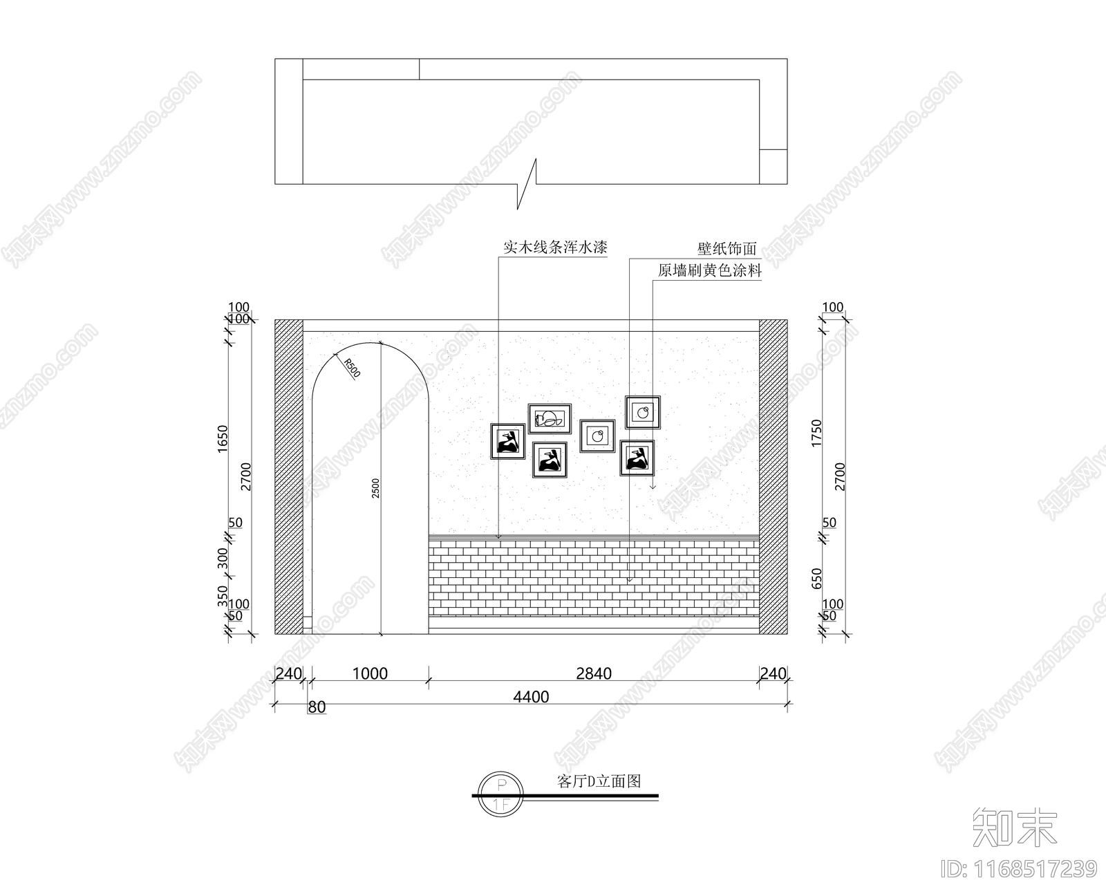 现代美式整体家装空间cad施工图下载【ID:1168517239】