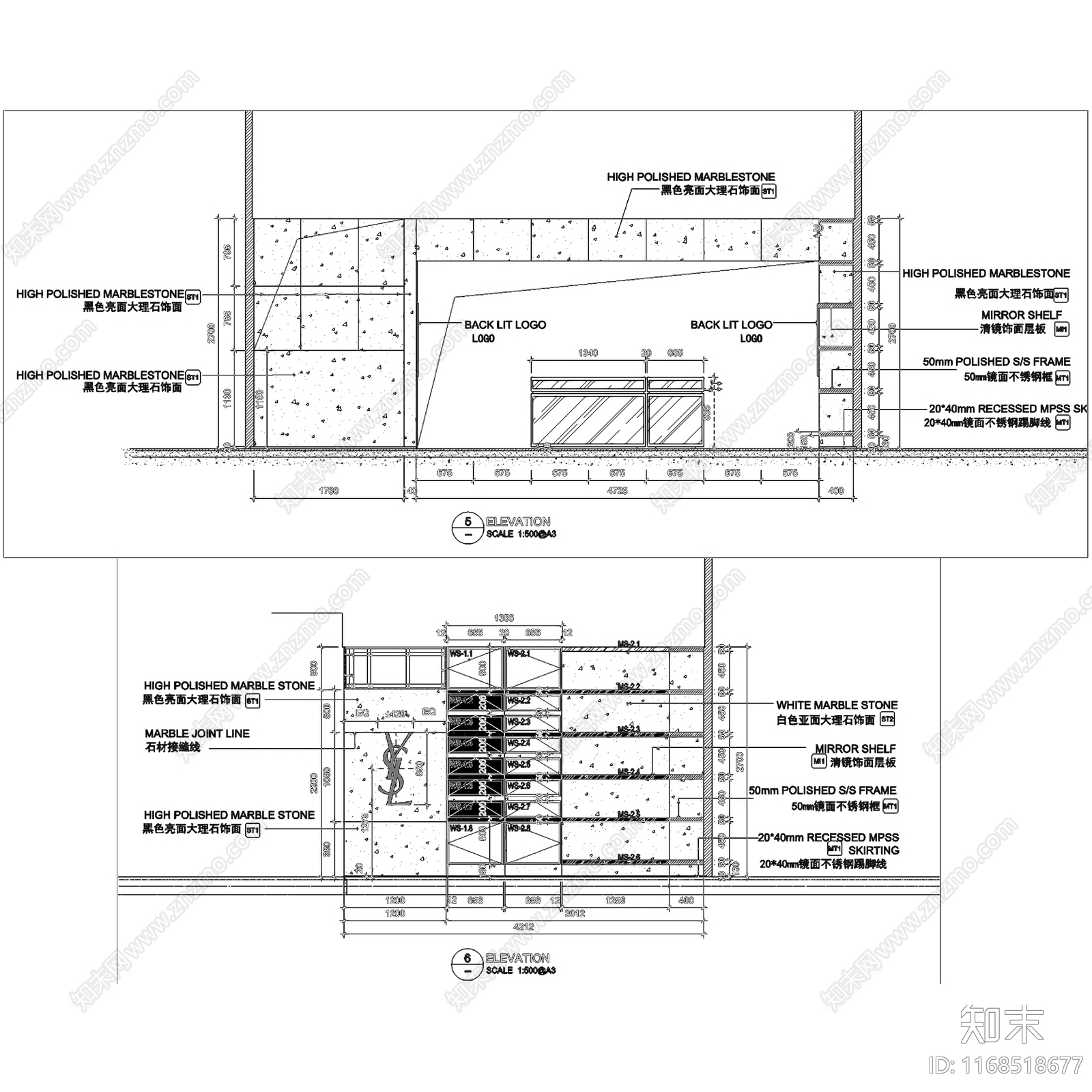 现代其他商业空间cad施工图下载【ID:1168518677】