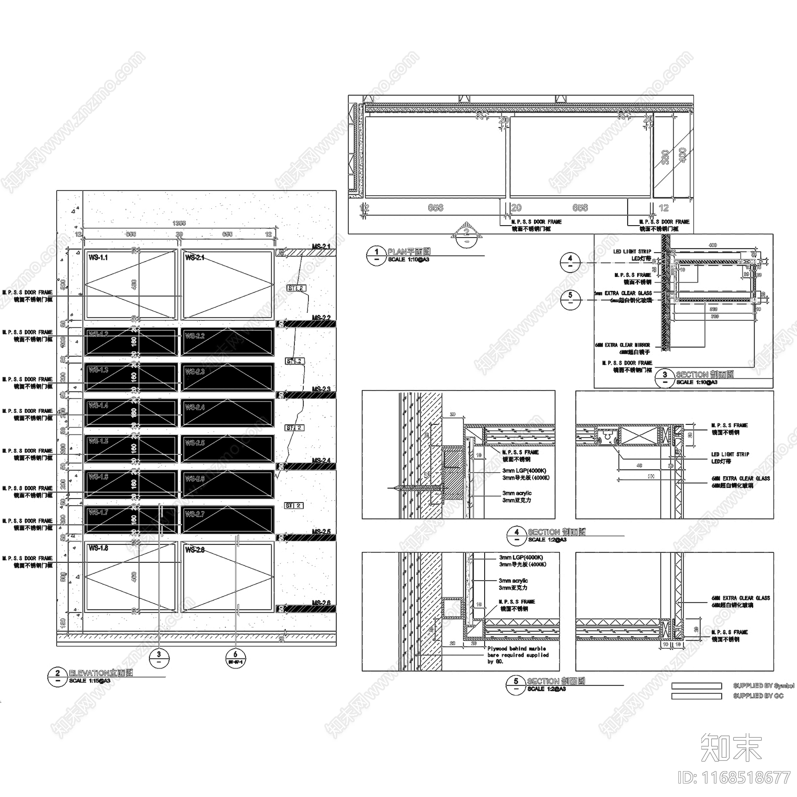 现代其他商业空间cad施工图下载【ID:1168518677】