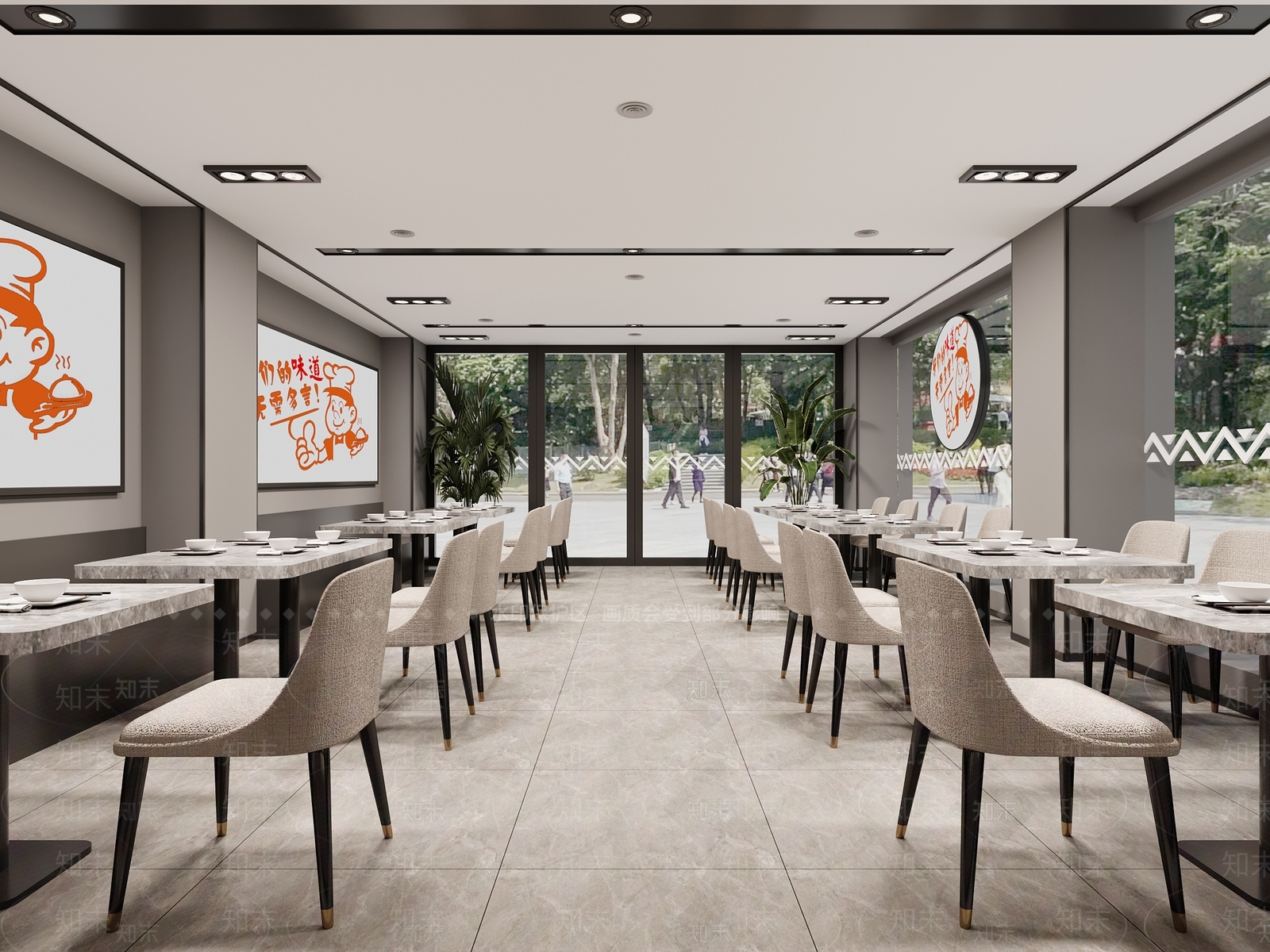 现代快餐店3D模型下载【ID:1168519403】