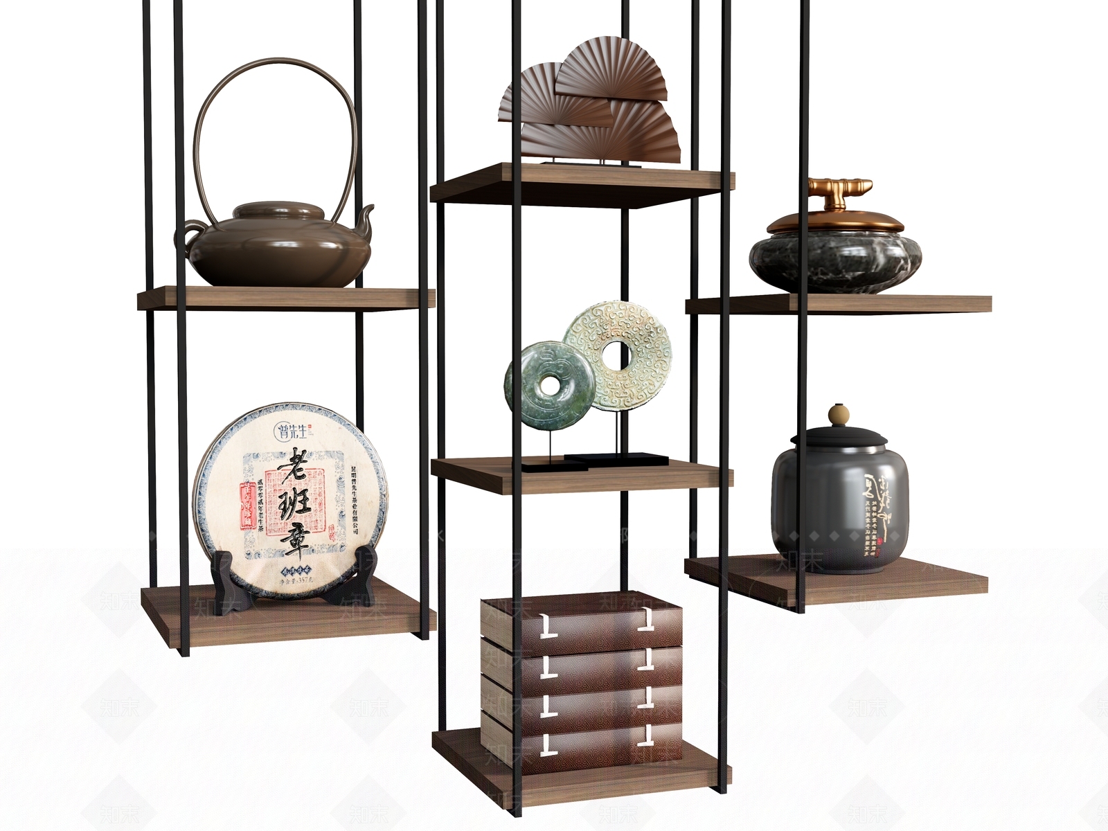 茶具SU模型下载【ID:1168521907】