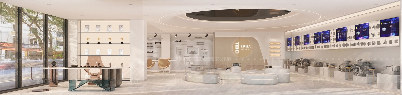 现代极简其他商业空间3D模型下载【ID:1168532292】