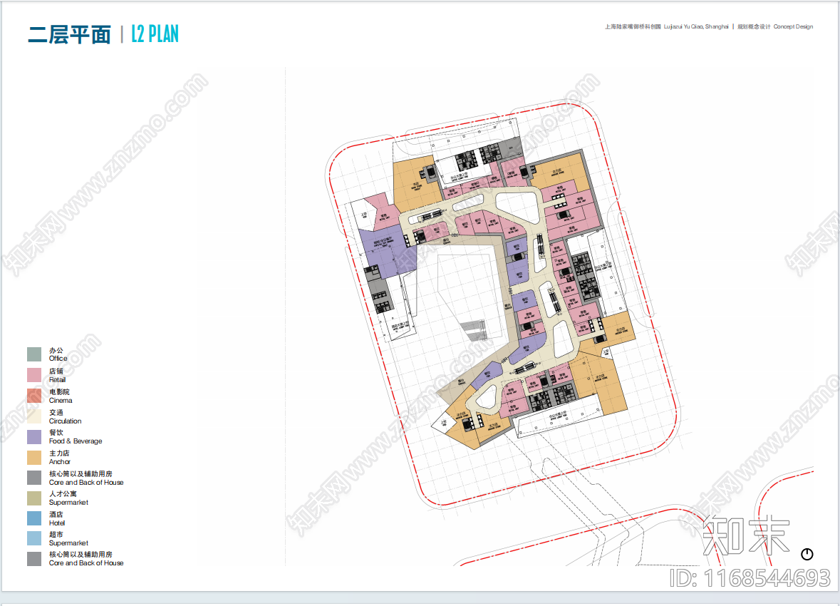 现代产业园建筑cad施工图下载【ID:1168544693】