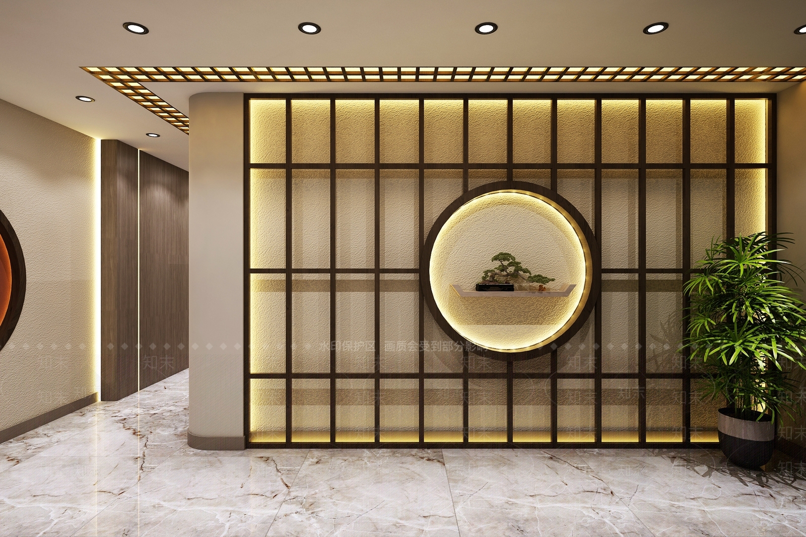 新中式足浴店3D模型下载【ID:1168548179】