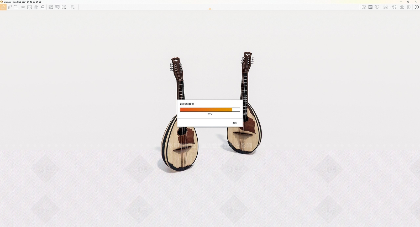 乐器SU模型下载【ID:1168554289】
