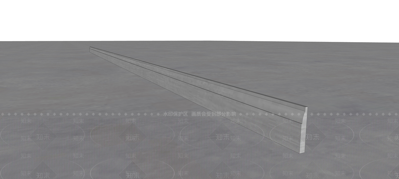 新中式踢脚线SU模型下载【ID:1168555948】