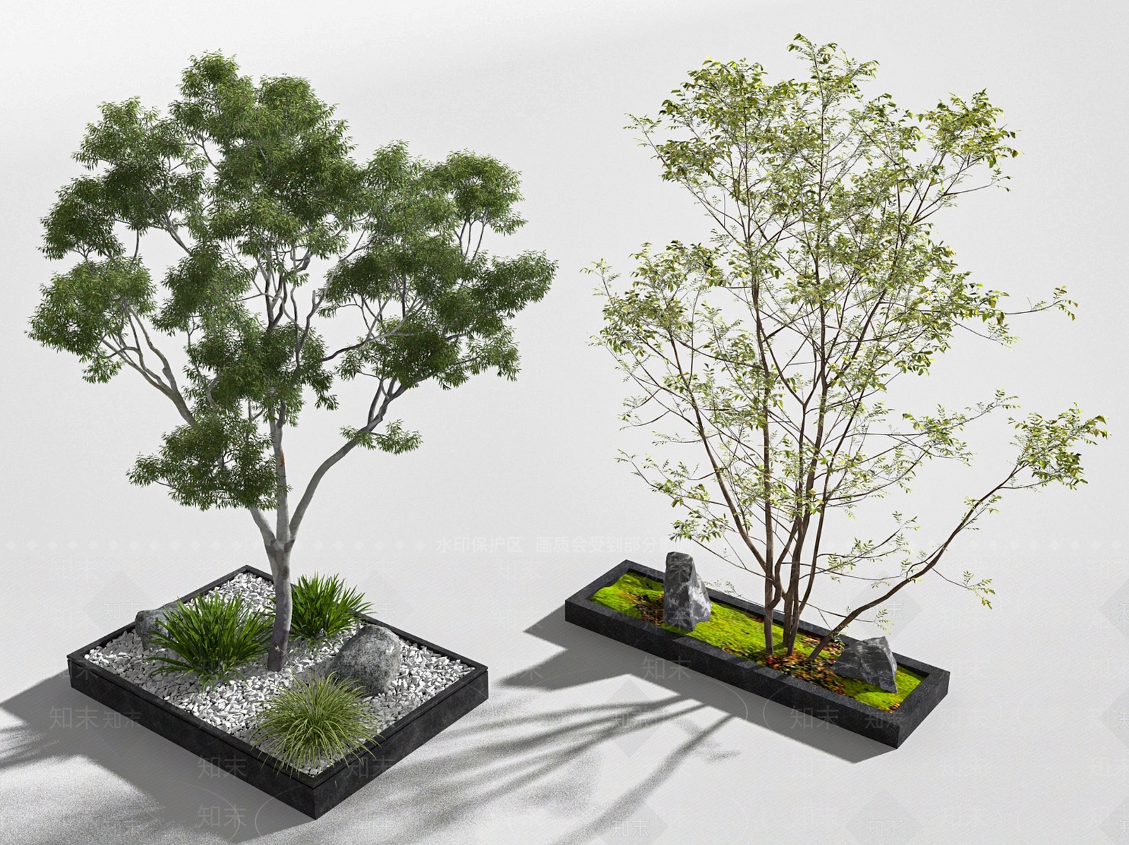 植物堆3D模型下载【ID:1168563301】