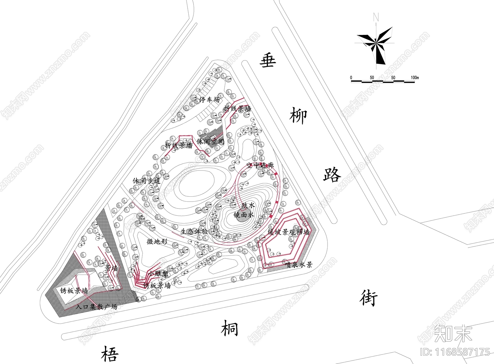 景观平面图施工图下载【ID:1168587175】