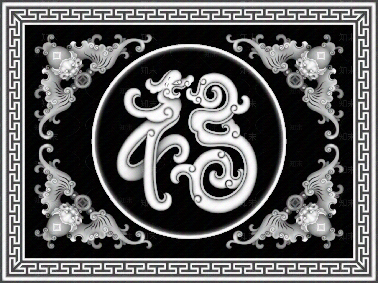 中式复古木材雕花贴图下载【ID:1168587970】