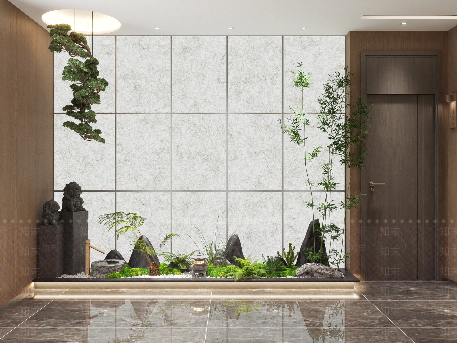 新中式现代足浴店3D模型下载【ID:1168590951】