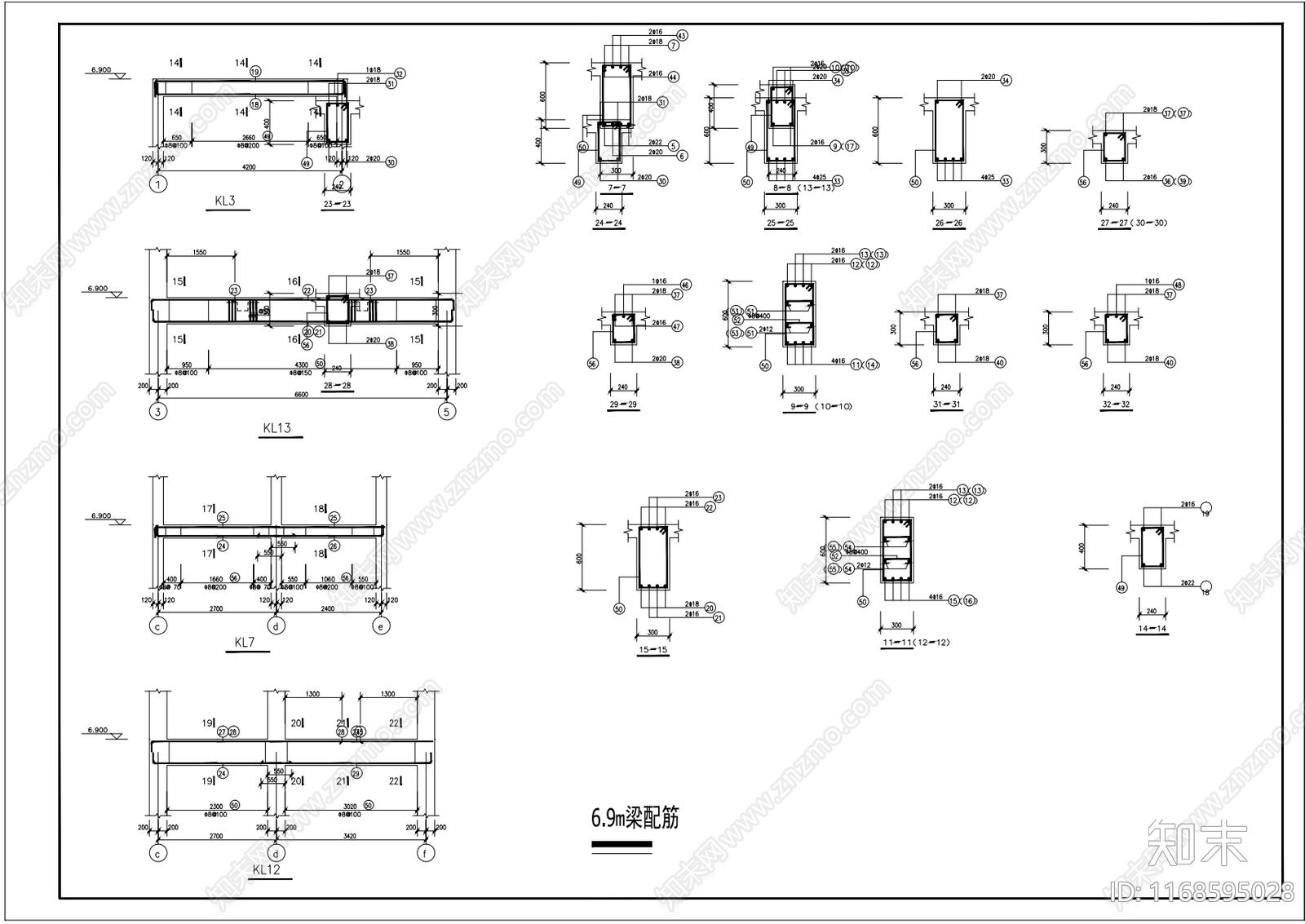 欧式别墅建筑cad施工图下载【ID:1168595028】