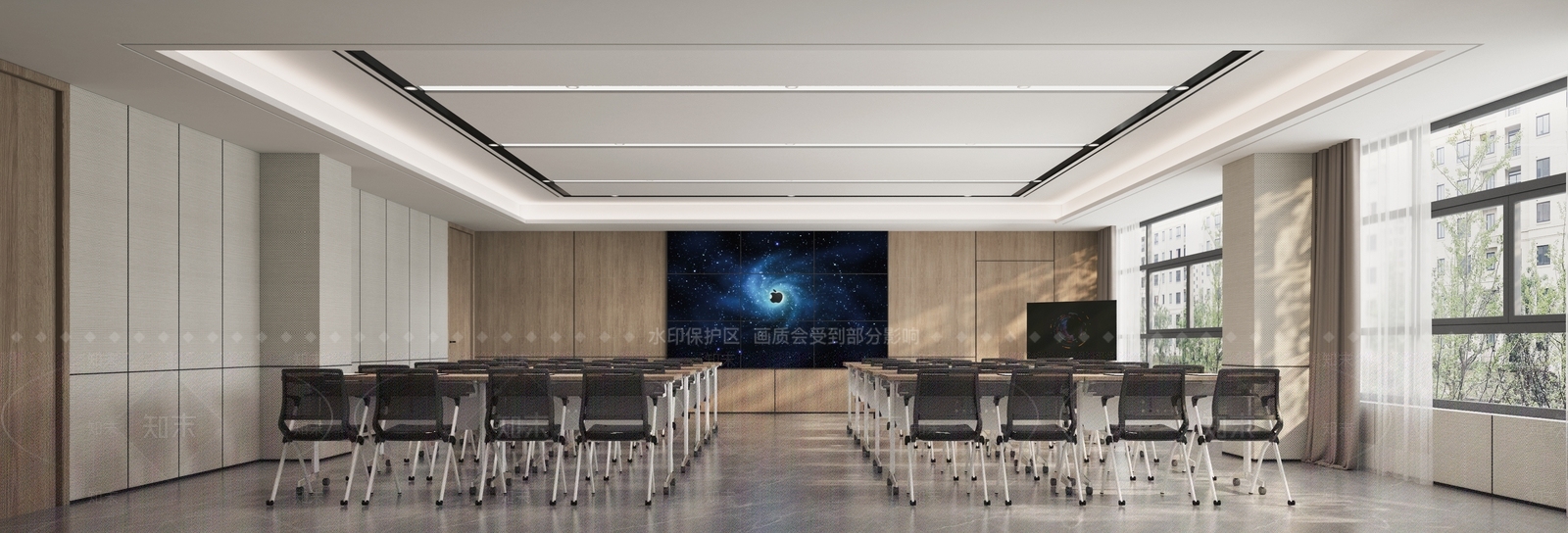现代极简其他办公空间3D模型下载【ID:1168600487】
