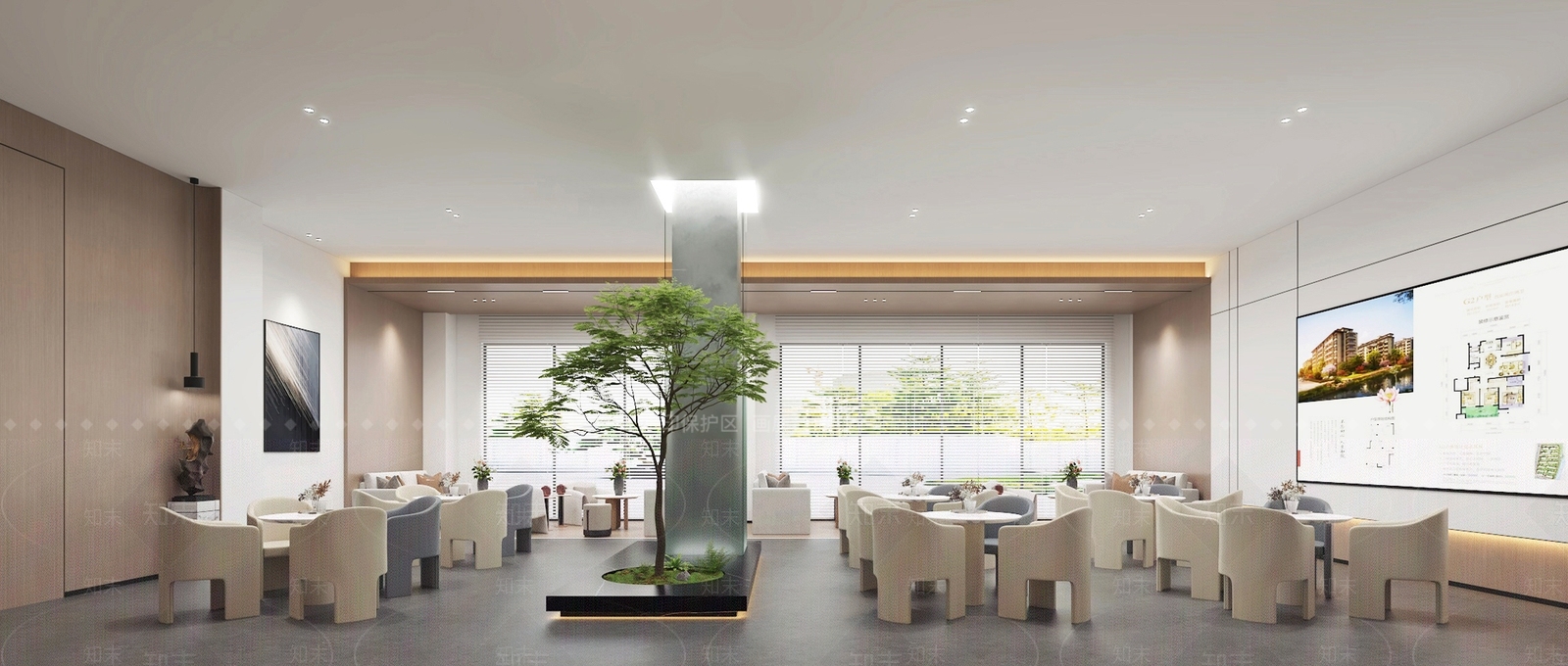 现代售楼处3D模型下载【ID:1168615399】