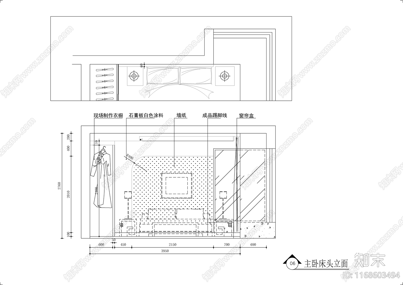 法式欧式整体家装空间cad施工图下载【ID:1168603494】