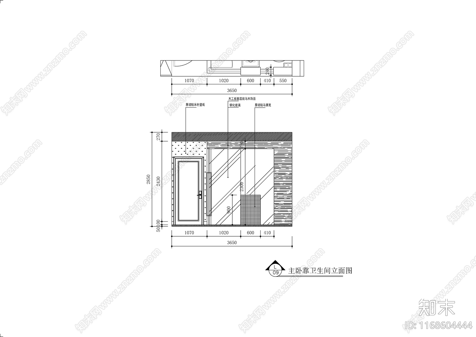 现代轻奢整体家装空间cad施工图下载【ID:1168604444】