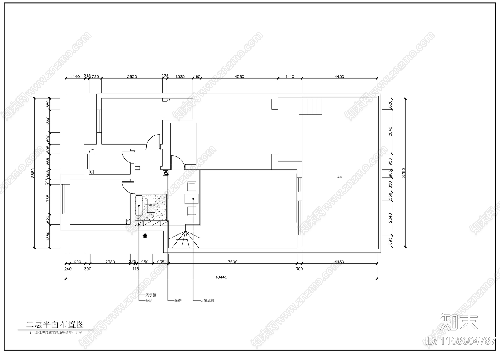 现代轻奢整体家装空间cad施工图下载【ID:1168604787】