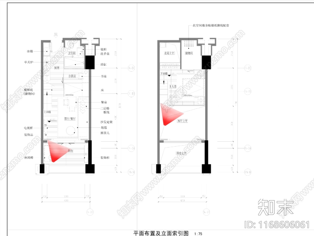 现代公寓cad施工图下载【ID:1168606061】