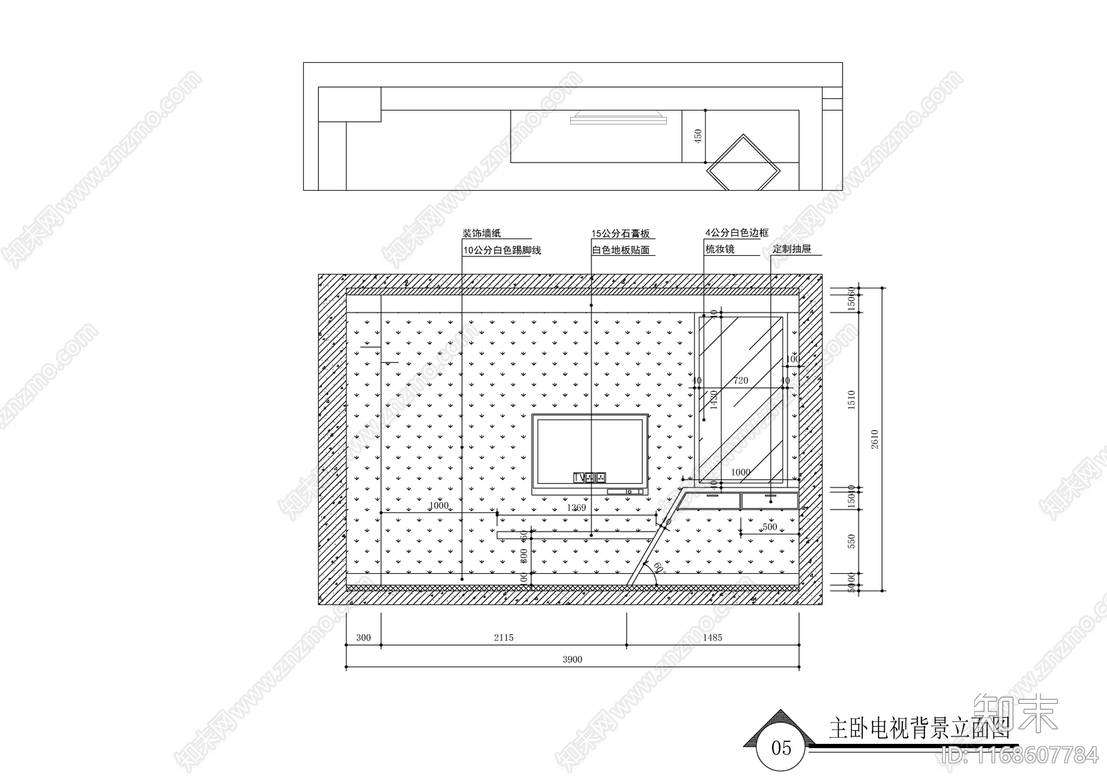 新中式中式整体家装空间cad施工图下载【ID:1168607784】