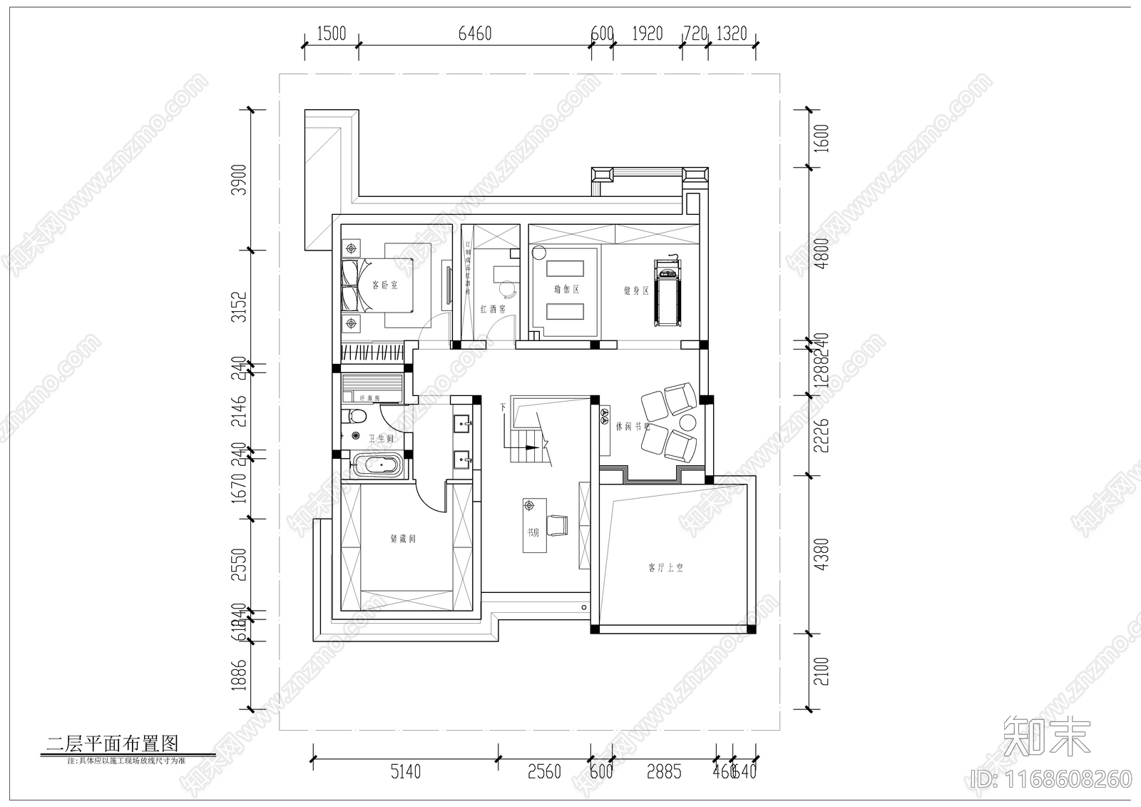 现代轻奢整体家装空间cad施工图下载【ID:1168608260】