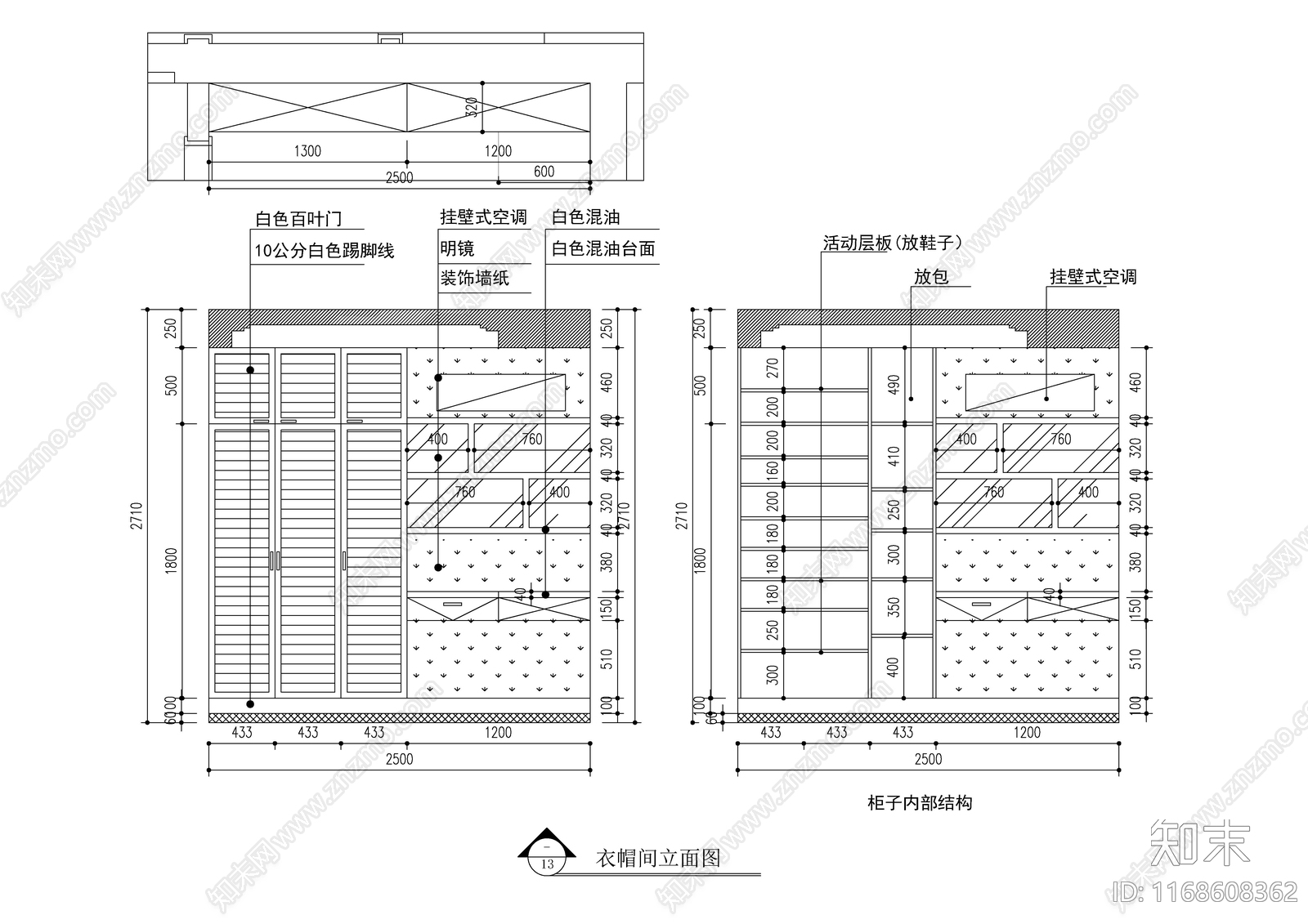 欧式美式整体家装空间cad施工图下载【ID:1168608362】