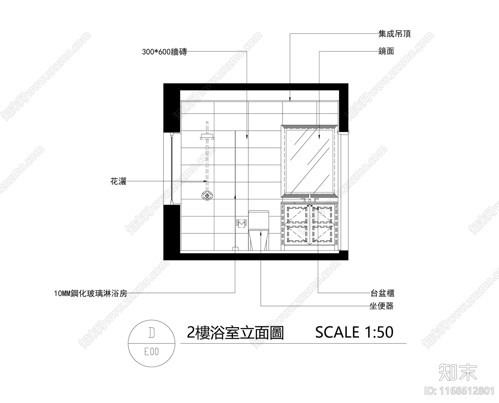 法式欧式整体家装空间cad施工图下载【ID:1168612801】