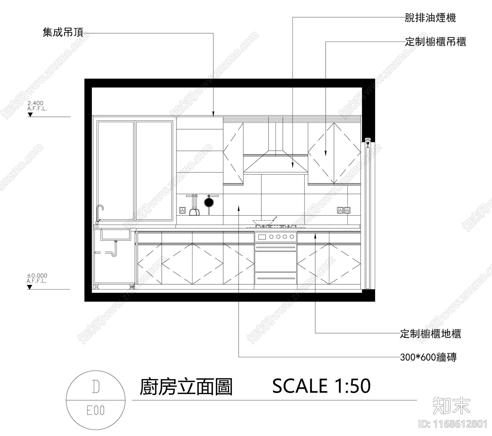 法式欧式整体家装空间cad施工图下载【ID:1168612801】