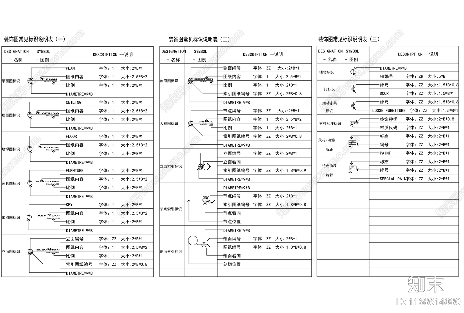 现代图例施工图下载【ID:1168614080】