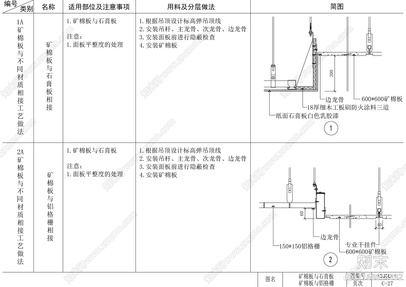 现代新中式建筑工程节点cad施工图下载【ID:1168614332】