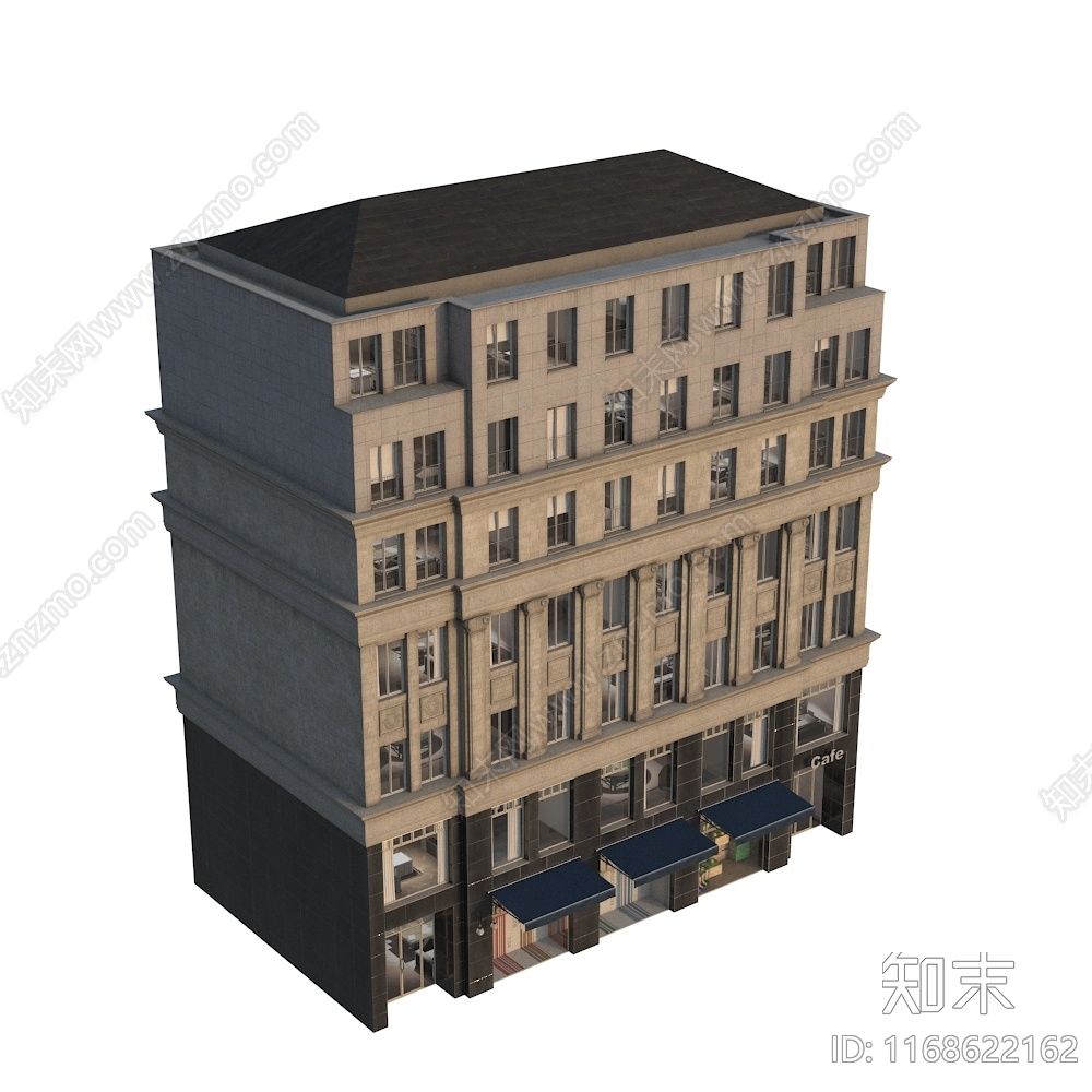 美式欧式其他商业建筑3D模型下载【ID:1168622162】