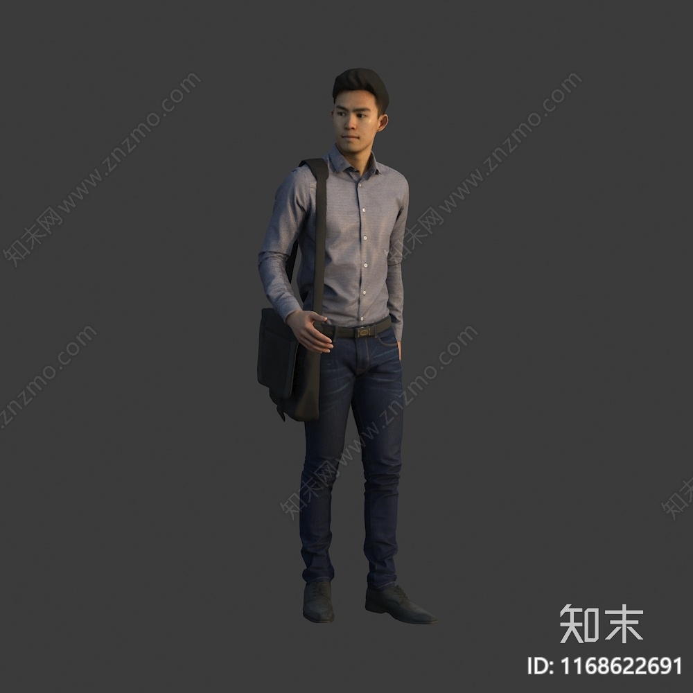 男人3D模型下载【ID:1168622691】