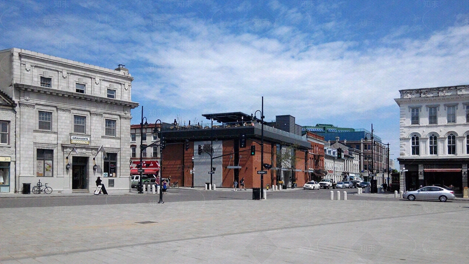 现代欧式街道外景贴图下载【ID:1168624097】