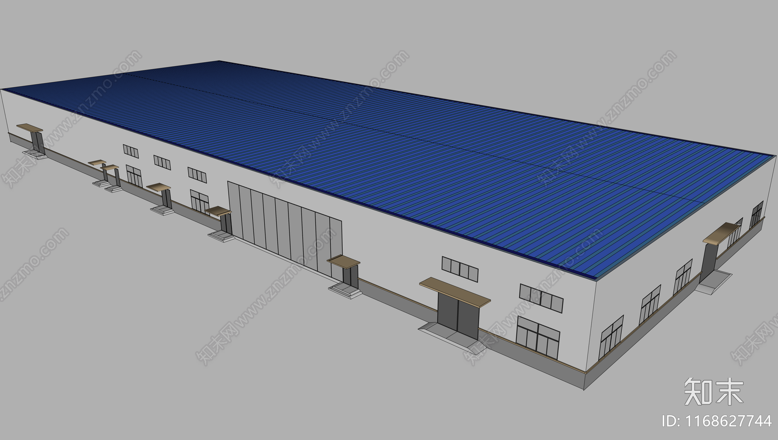 现代极简厂房SU模型下载【ID:1168627744】