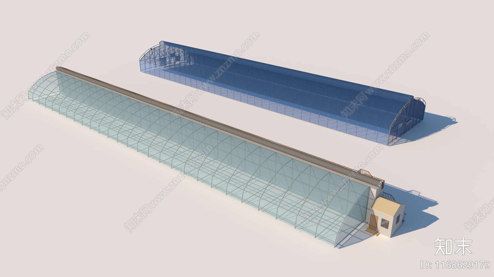 现代极简大棚SU模型下载【ID:1168629179】