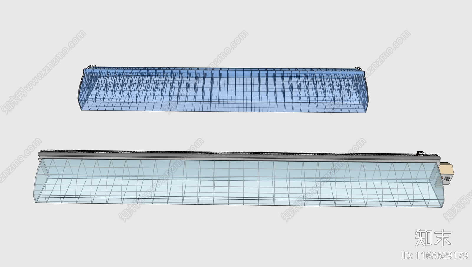 现代极简大棚SU模型下载【ID:1168629179】